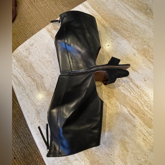 IRO Heeled Leather Ankle Boot Sandal - Picture 8 of 10